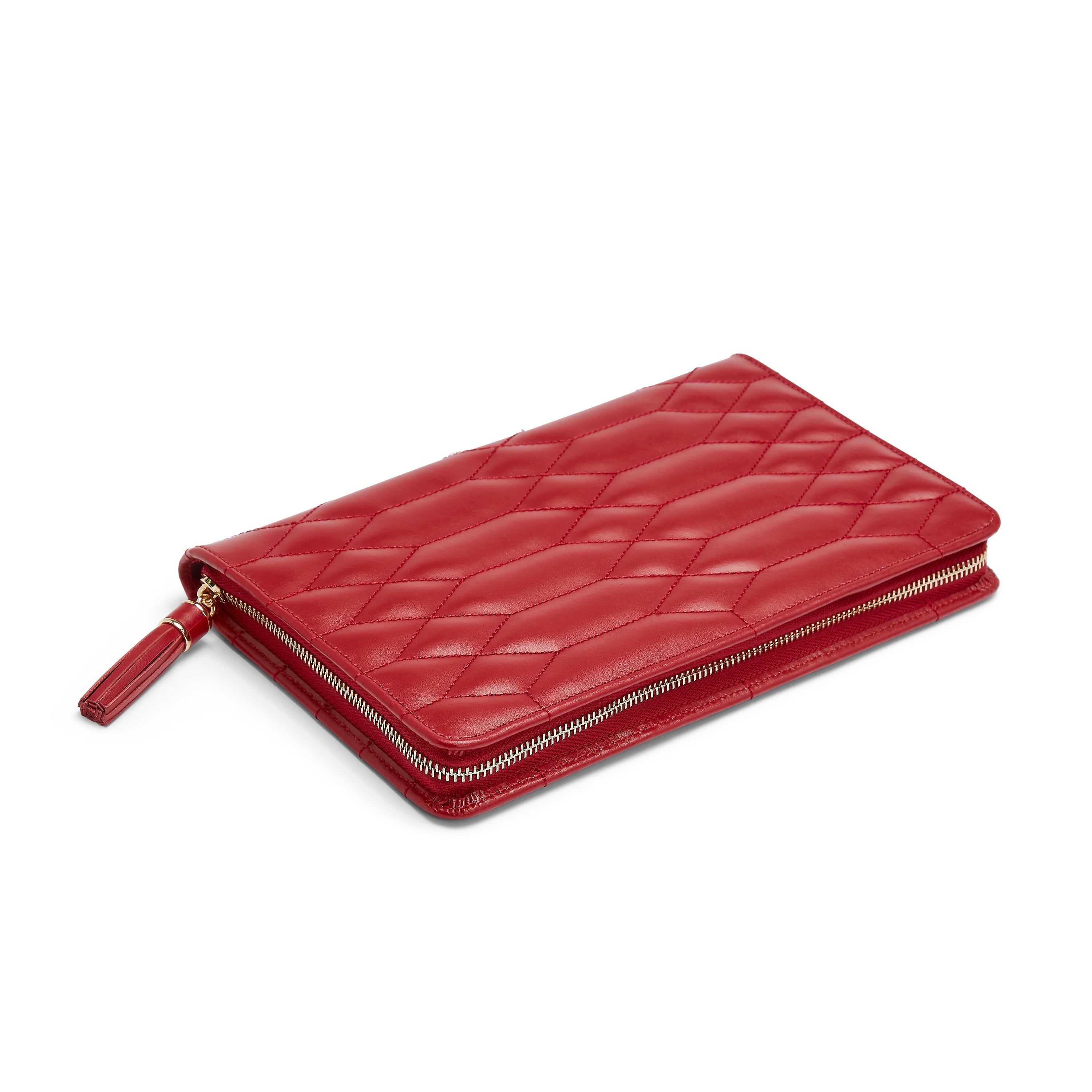 Wolf Caroline Large Jewellery Portfolio  Red