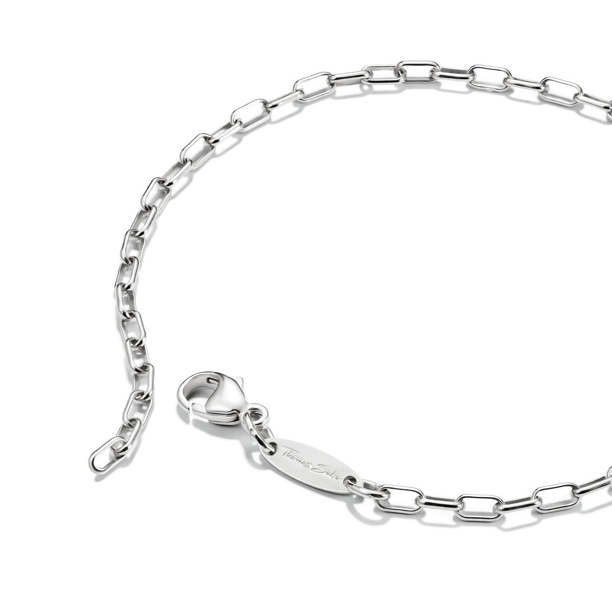 THOMAS SABO Charm bracelet paperclip Silver