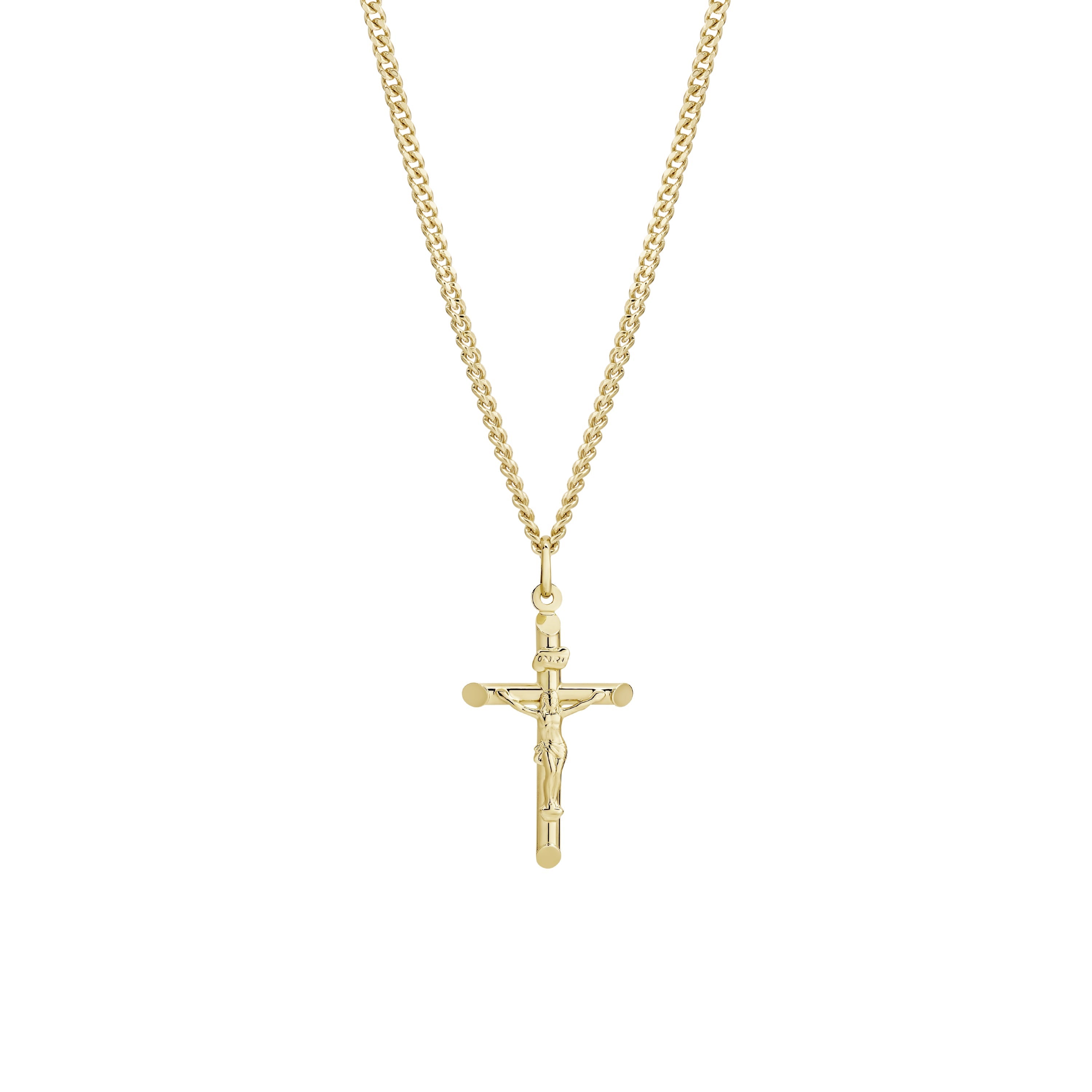9ct gold crucifix pendant