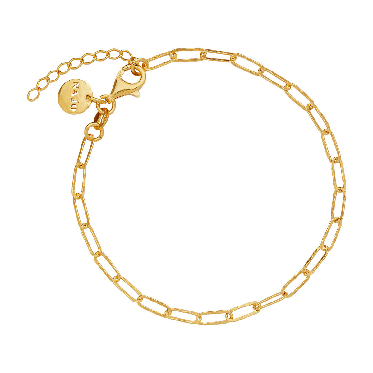 NAJO Rivi?re Yellow Gold Bracelet (18.5cm+ext)
