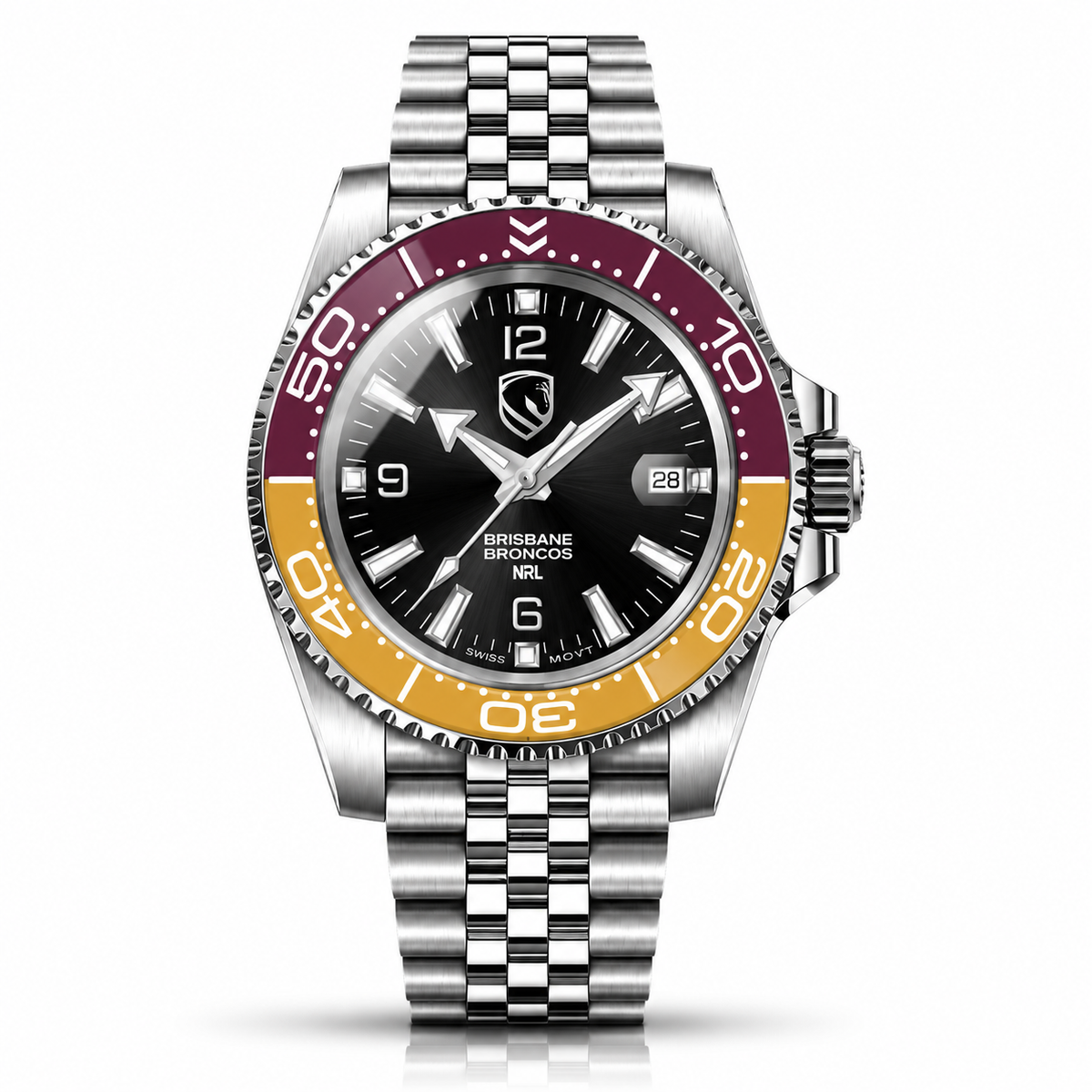 Brisbane Broncos ClubMaster Gameday — Official NRL Licensed Watch