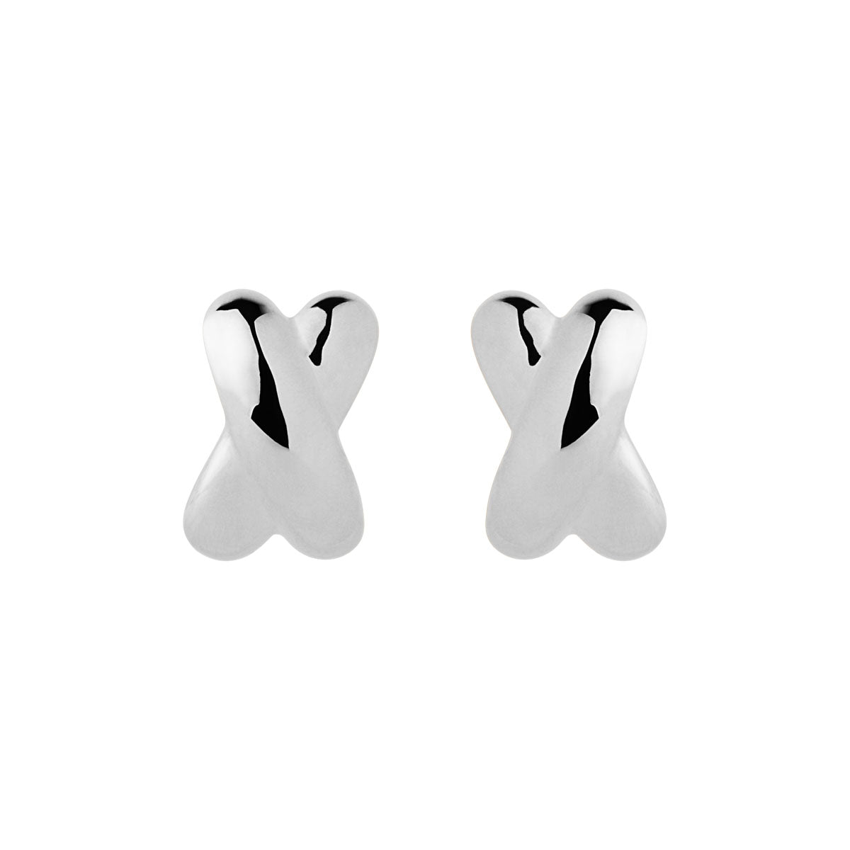 NAJO Bisous Silver Stud Earrings