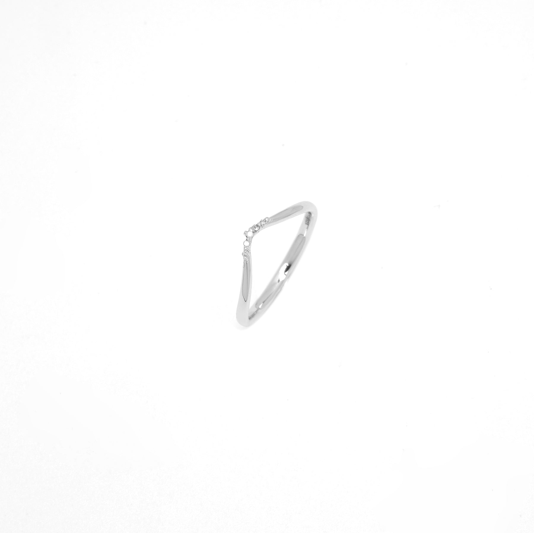 Diamonds by Georgini Five Natural Diamond Fancy Ring Silver