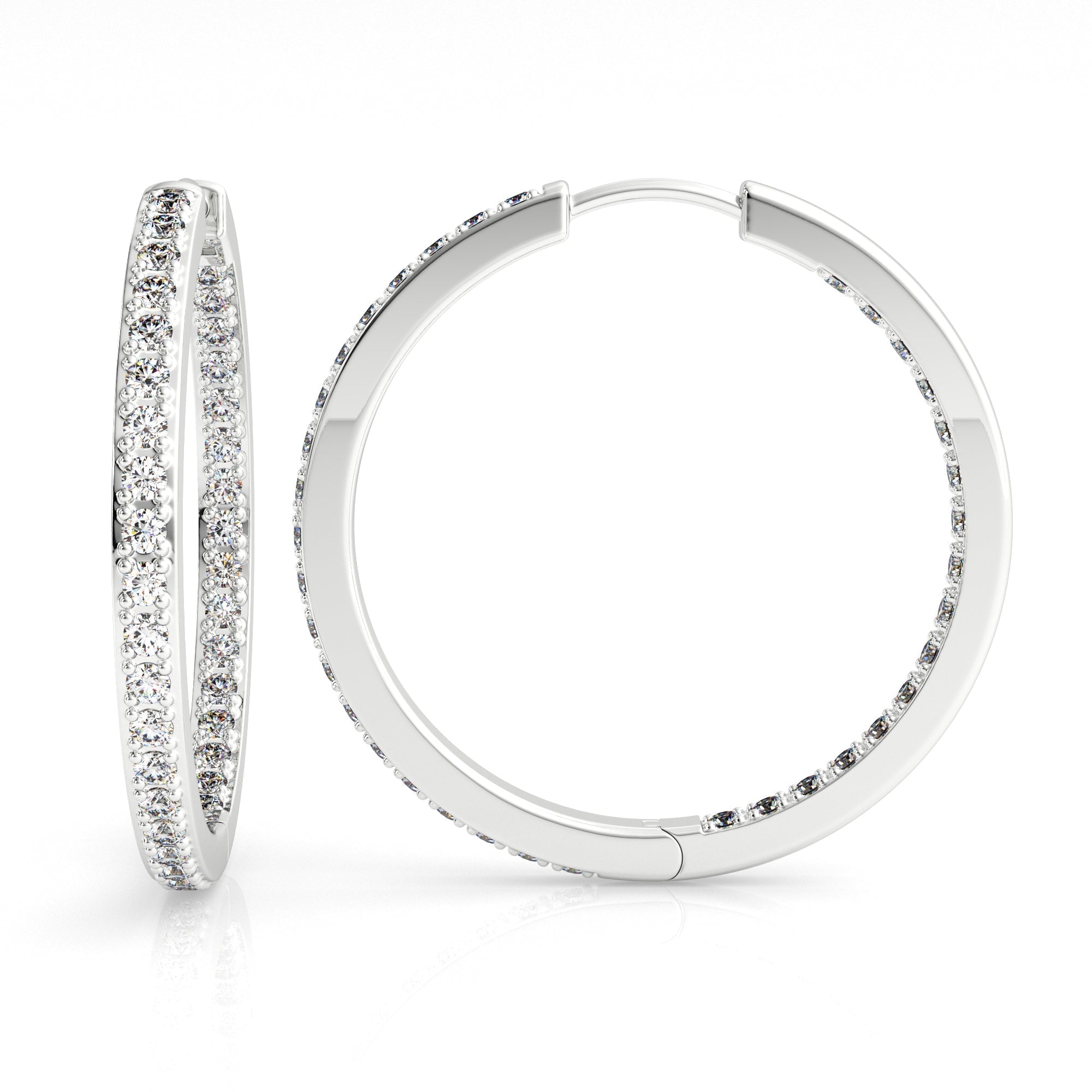 Georgini Elegant Essentials 25mm Hoop Silver