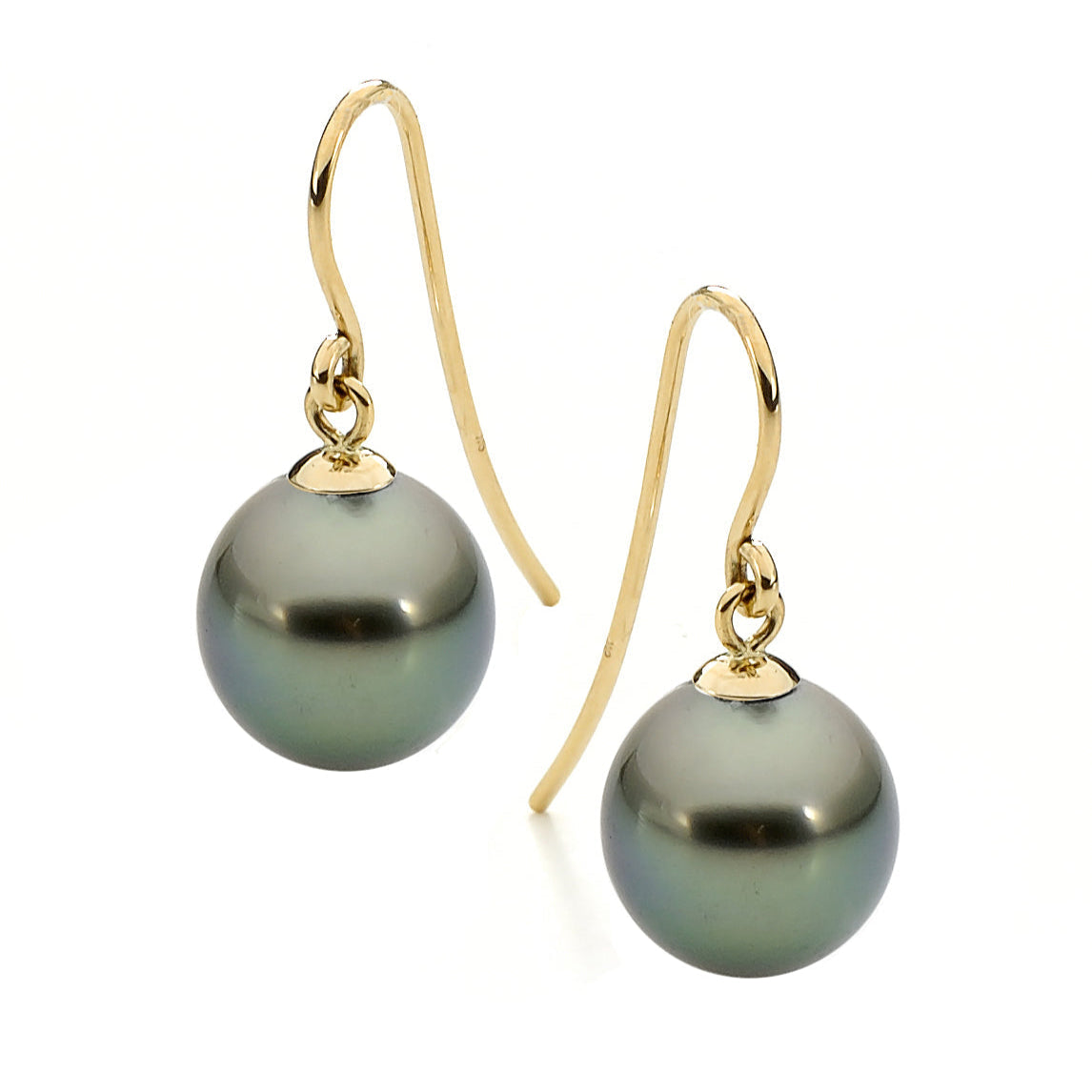 9ct Yellow Gold Juliane Tahitian Earrings