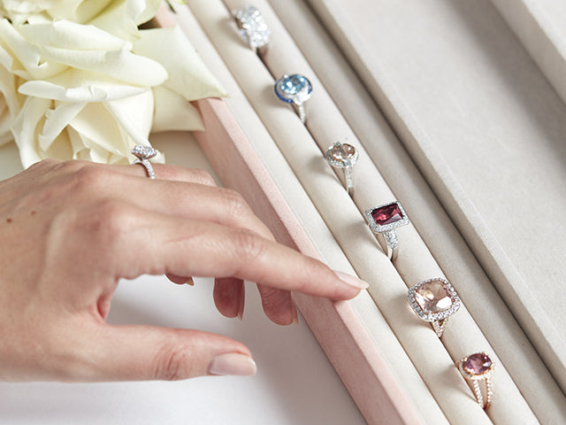 Swarovski twist rows ring discount