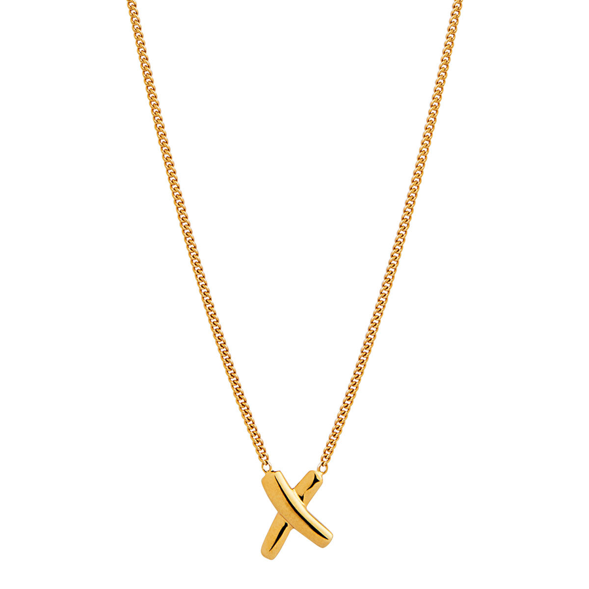 NAJO Bisous Yellow Gold Necklace (45cm+ext)