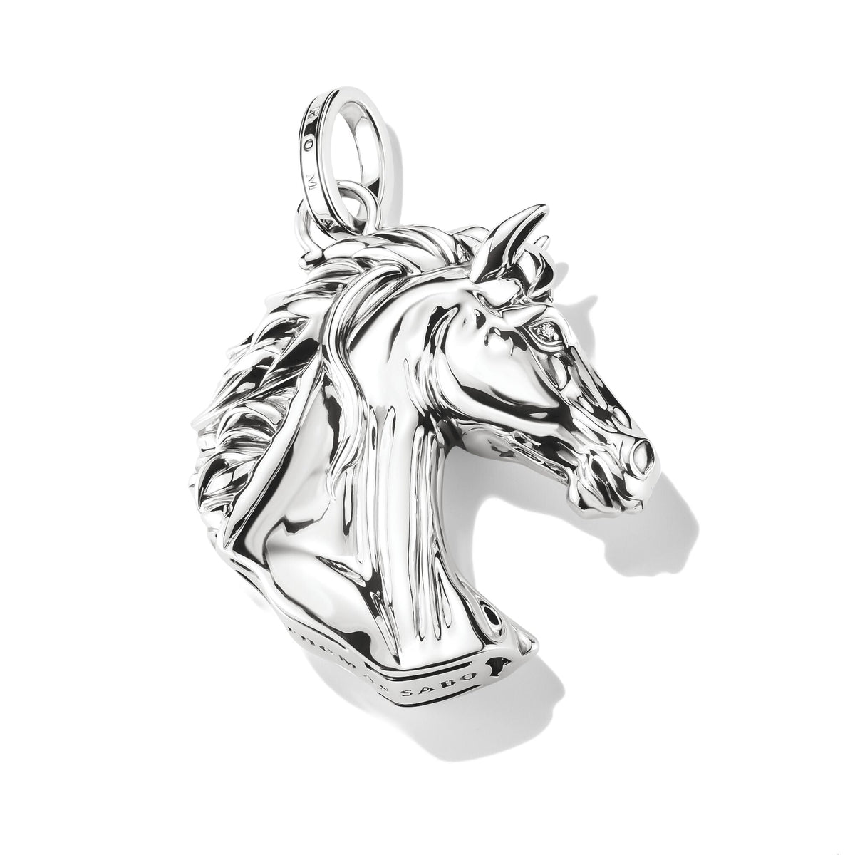 THOMAS SABO Silver Horse Pendant with Zirconia