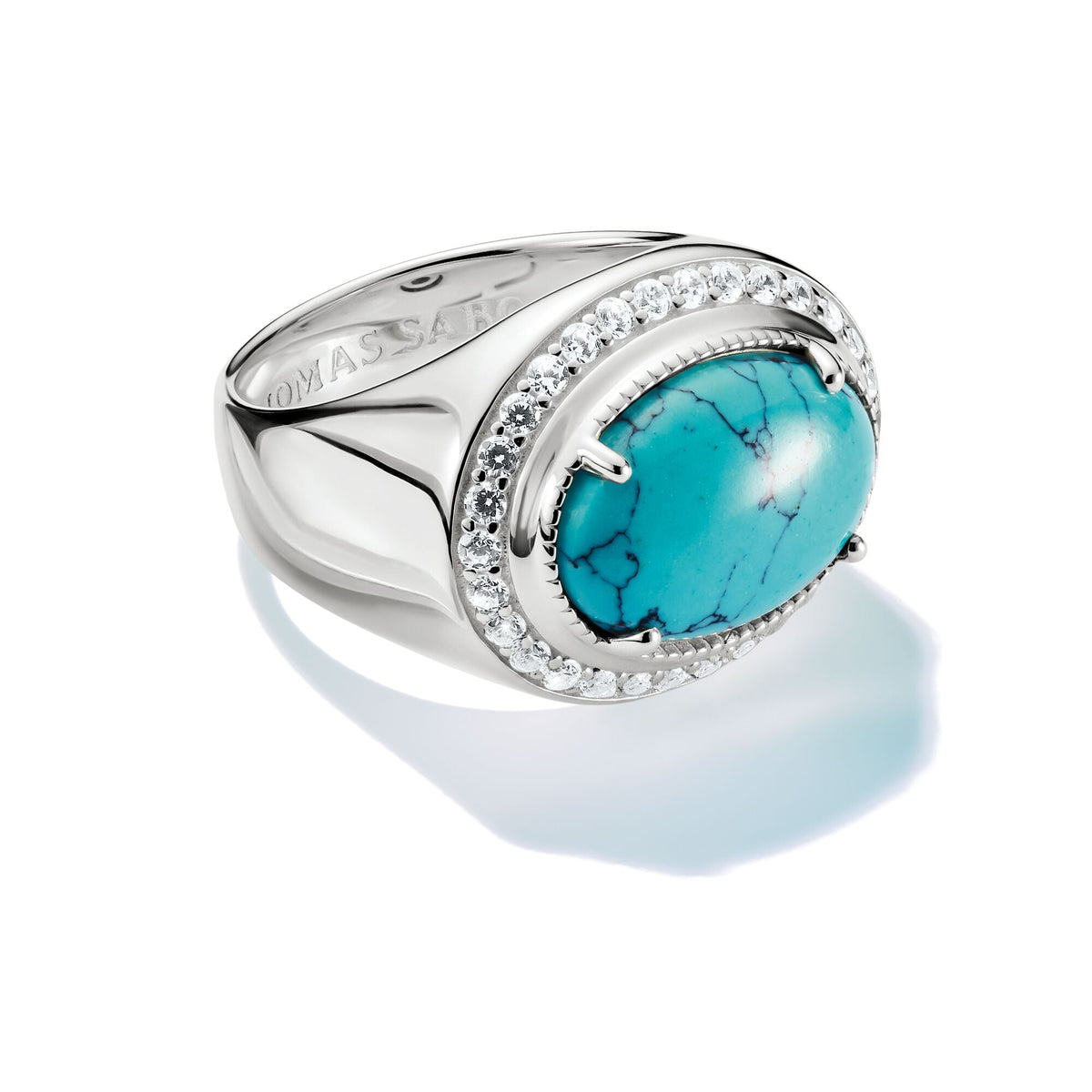 THOMAS SABO Oval Turquoise Ring
