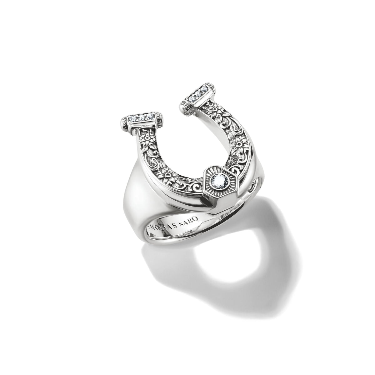 THOMAS SABO Silver Horseshoe Ring