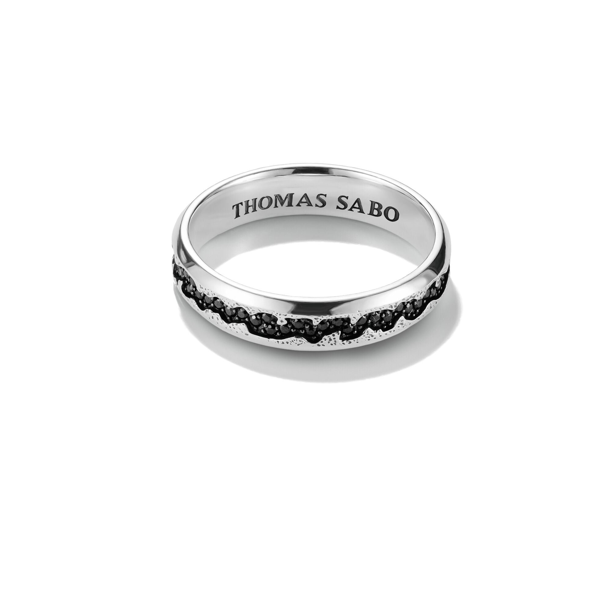THOMAS SABO Minimal Band Ring Black Zirconia