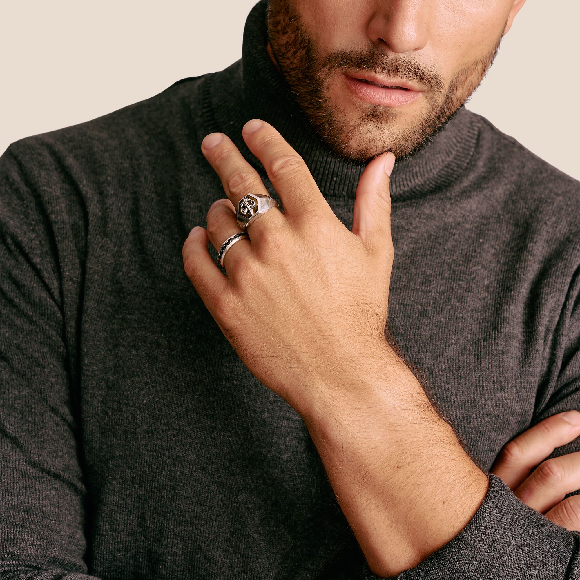 THOMAS SABO Minimal Band Ring Black Zirconia