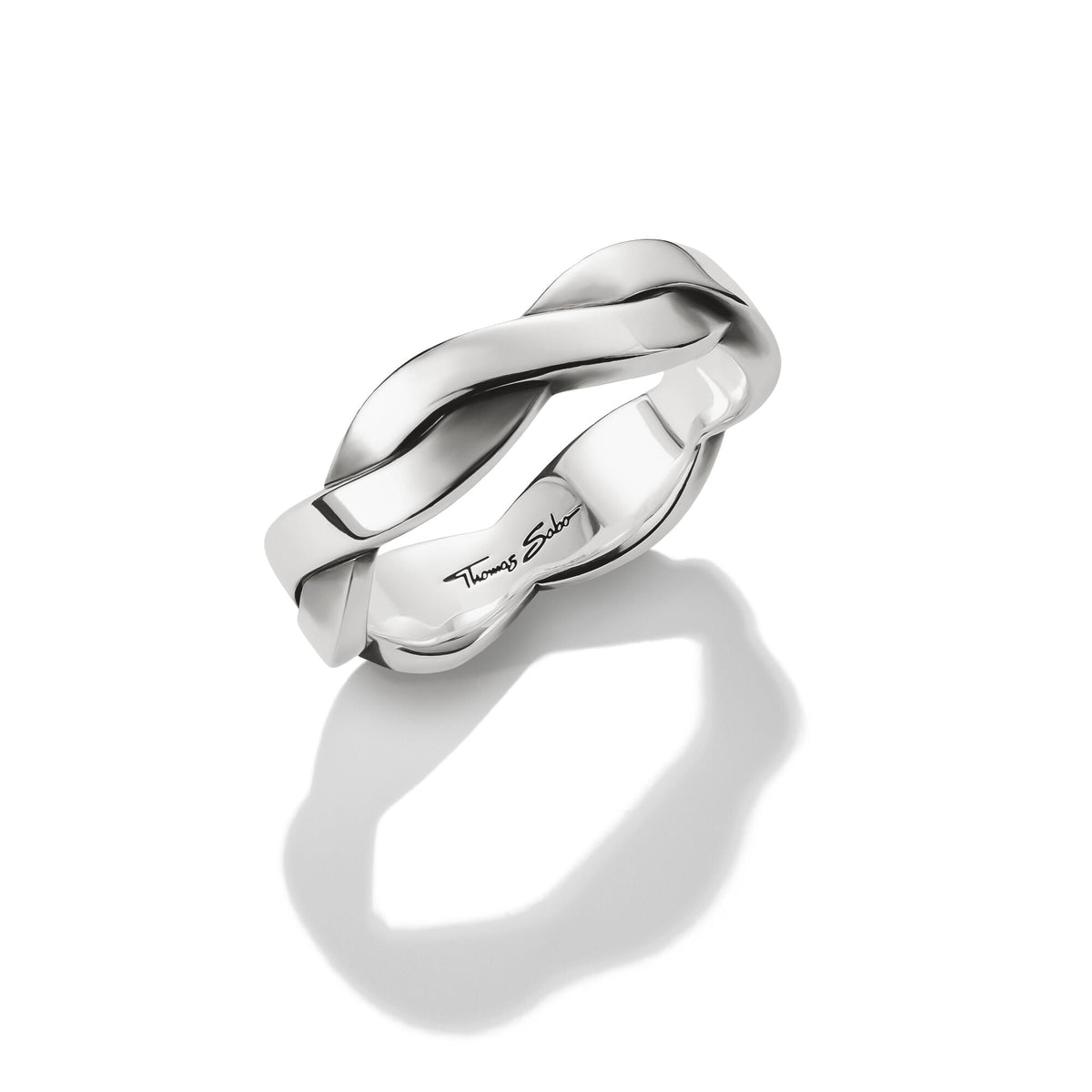THOMAS SABO Band Ring with Braided Structure
