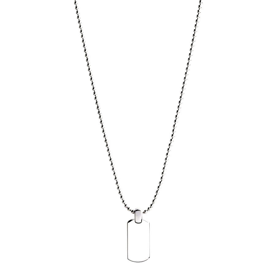 NAJO Insignia Mens Silver Necklace (55cm)