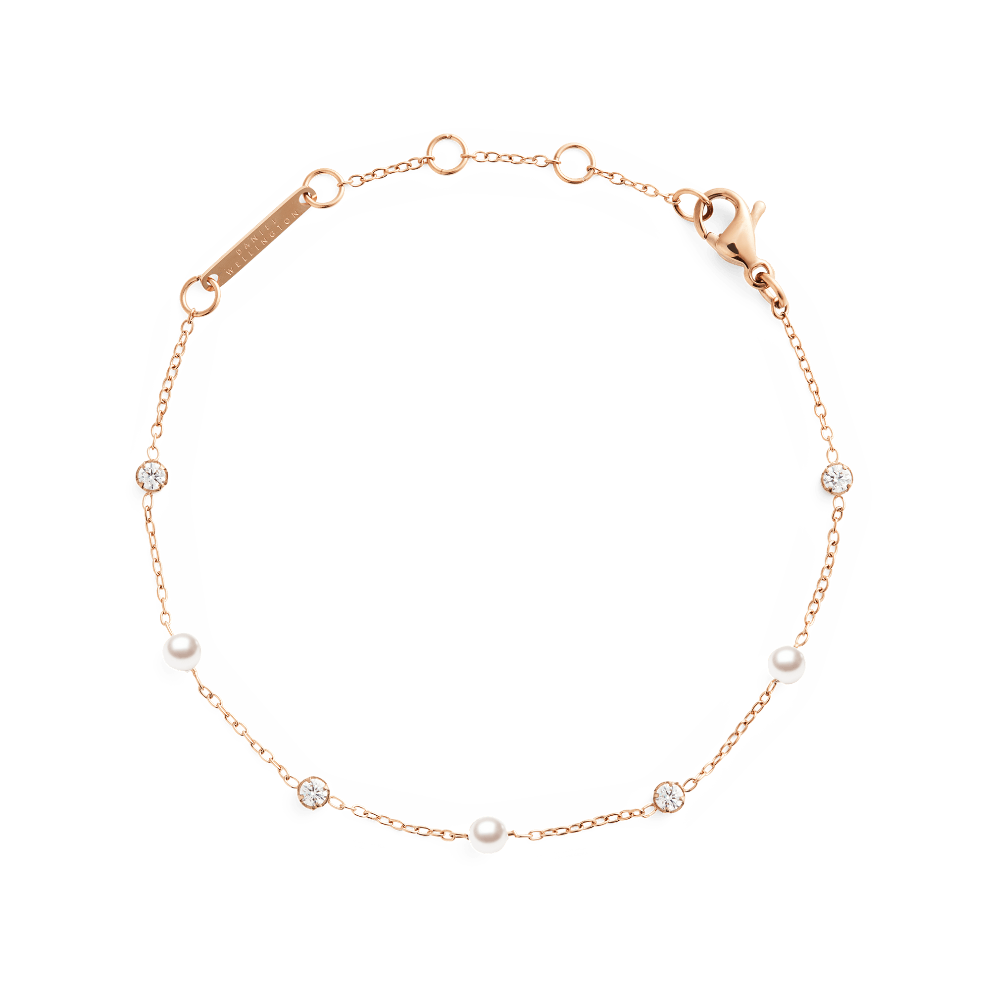 Daniel Wellington Pearl Bracelet Rose Gold
