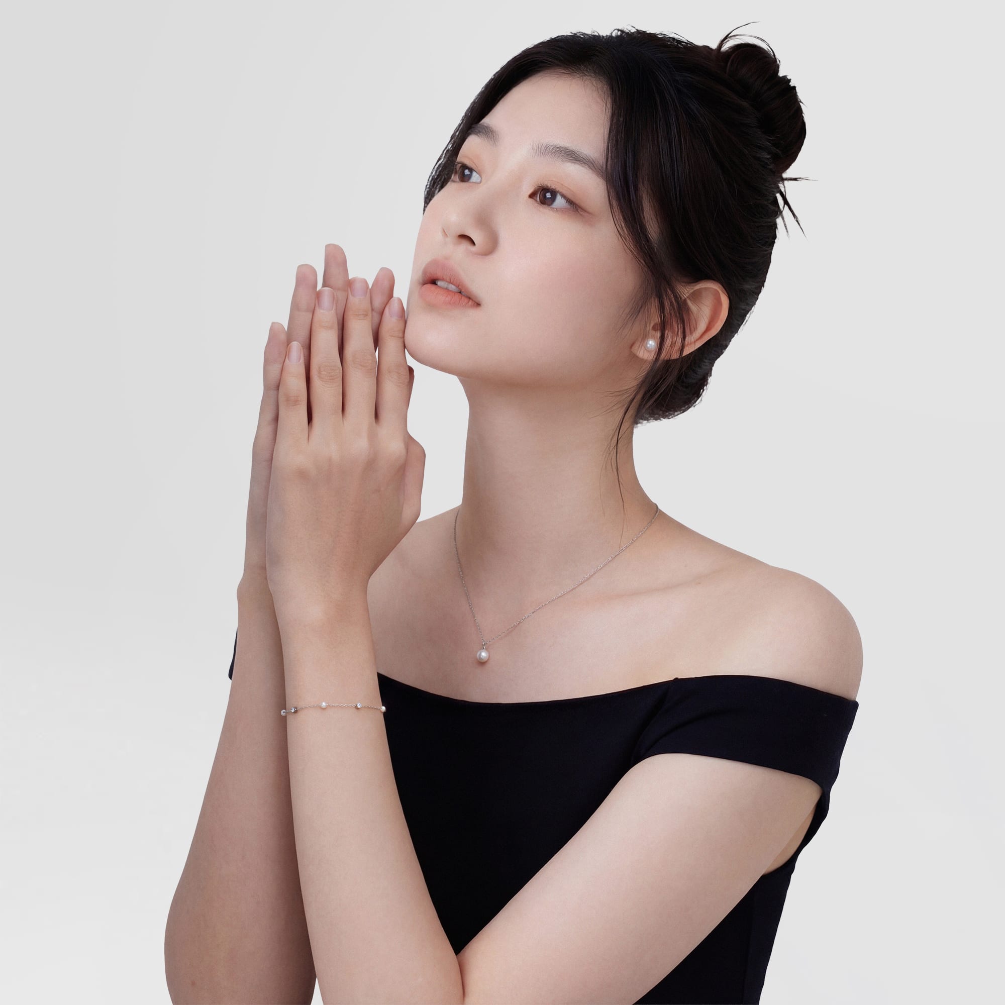 Daniel Wellington Pearl Bracelet Silver