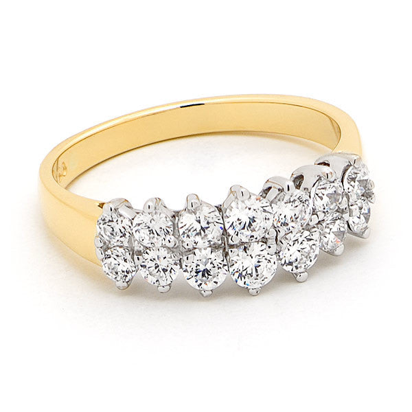 18ct Yellow Gold 1ct Diamond Dress Ring