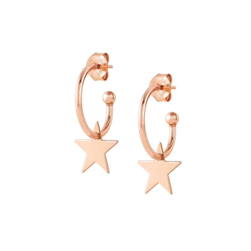 Nomination Melodie Earrings 147703/023 With Rose Gold Star