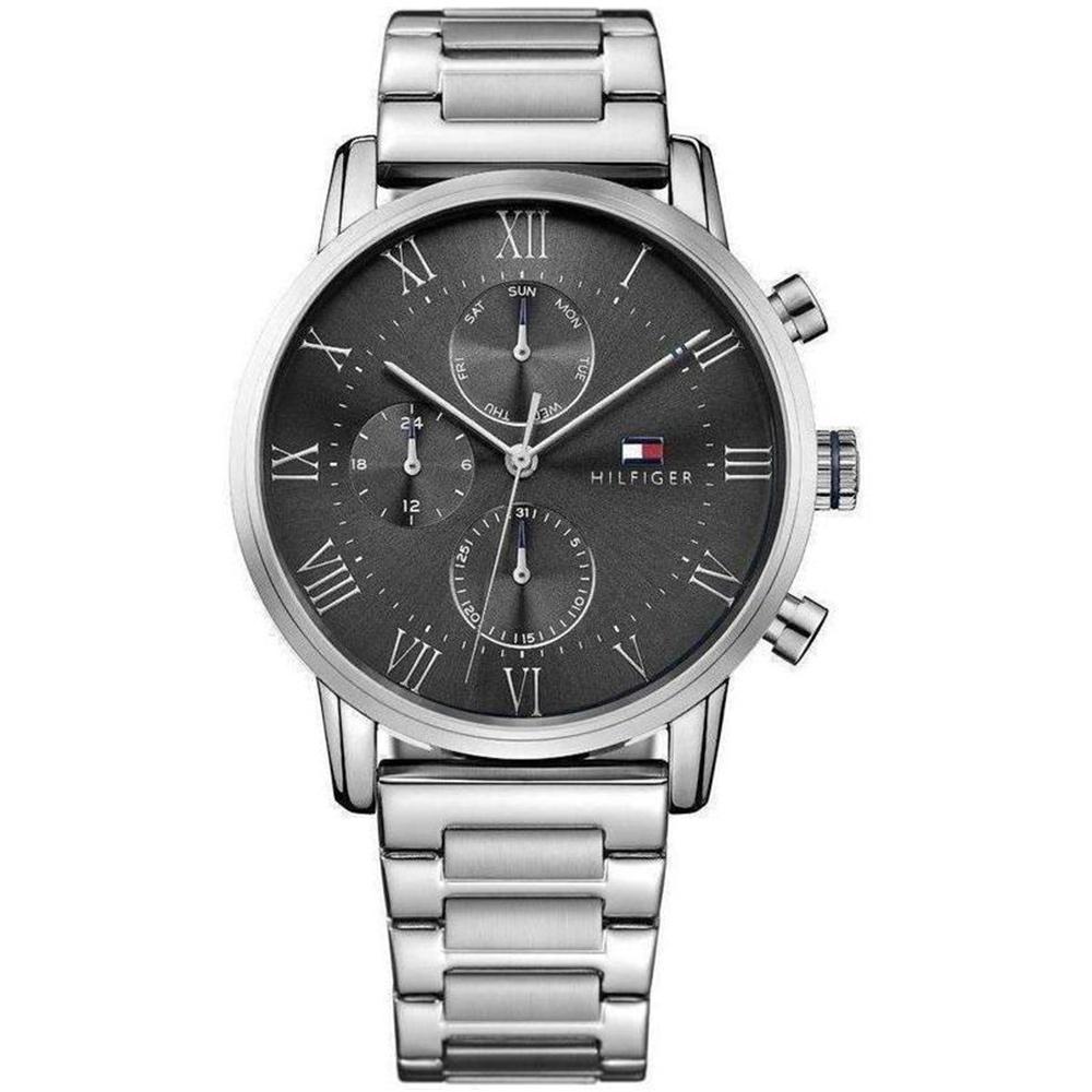 Tommy Hilfiger - Gents Multifunction Silver Steel Watch