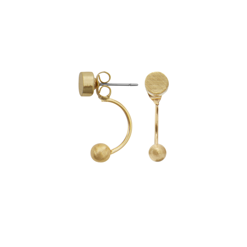 Dansk - Vanity Balance Gold Plated Earrings