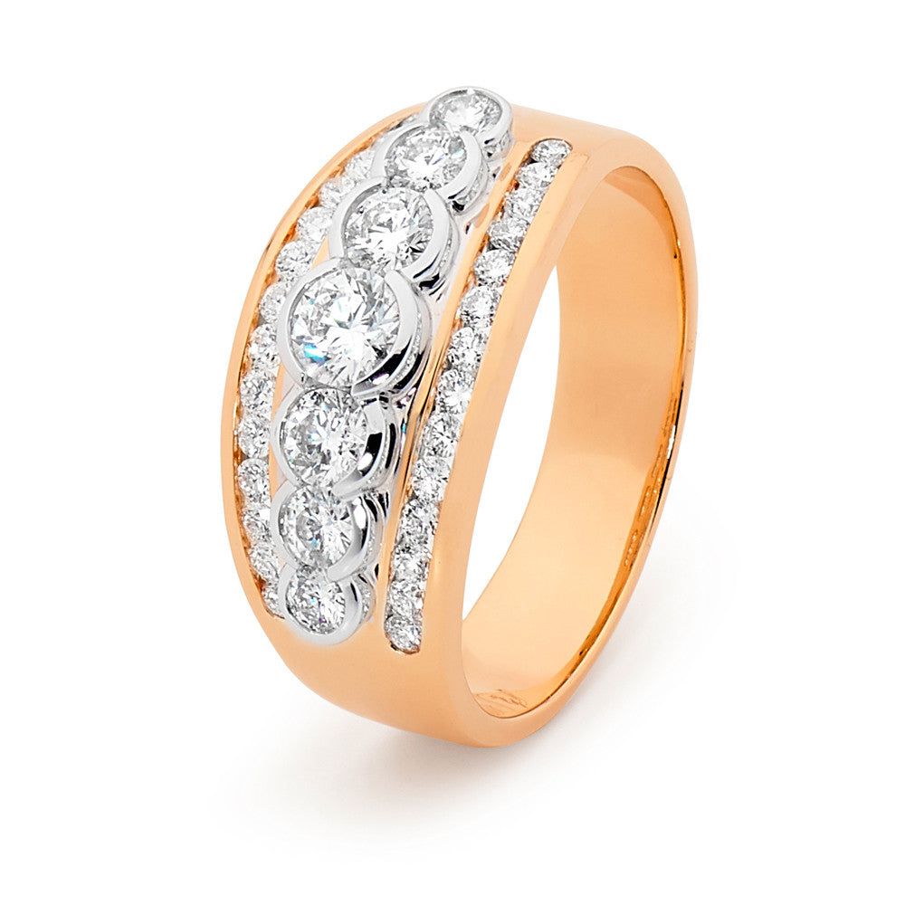 18ct Yellow Gold 'Victoria' Diamond Ring