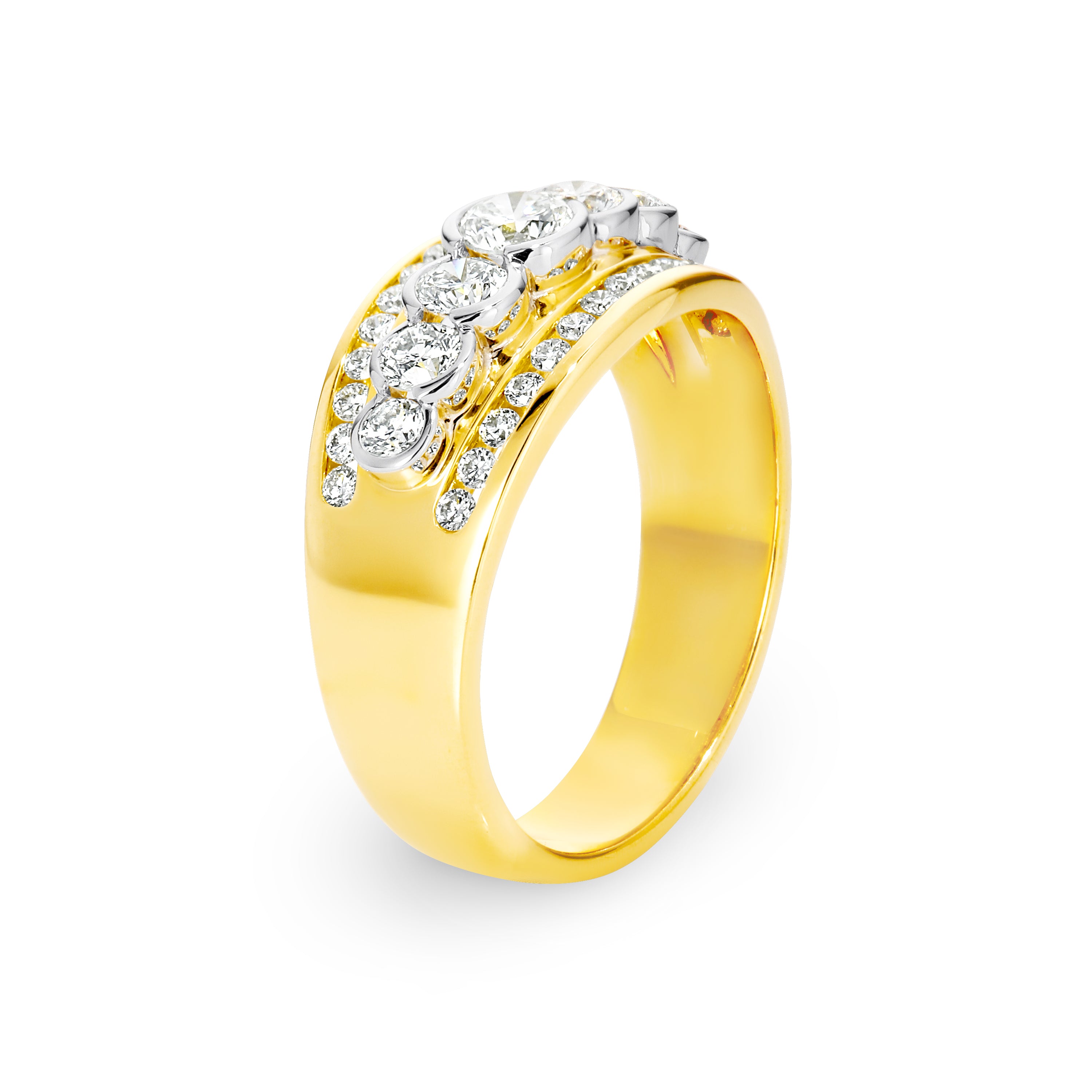18ct Yellow Gold 'Victoria' Diamond Ring