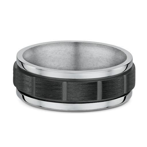 Titanium and Carbon Fibre Wedding Ring