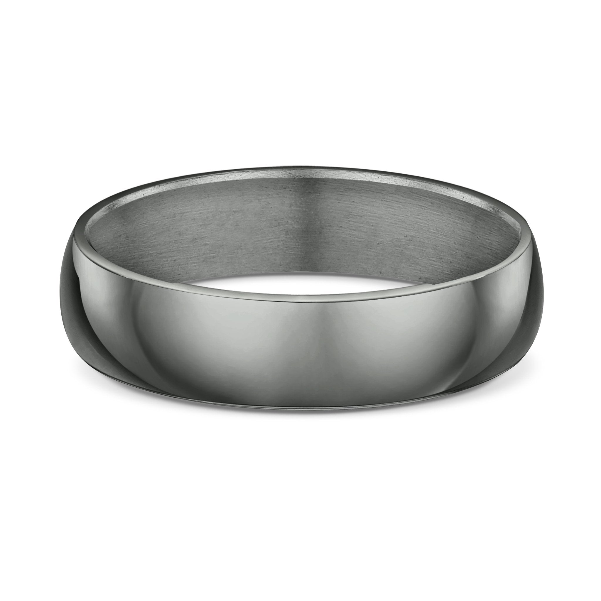 Tantalum Dark Grey Wedding Ring
