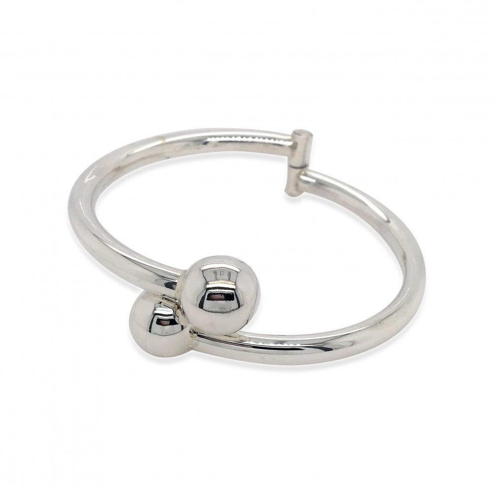 Mountain Creek Jewellery - Double Ball Hinged Bangle