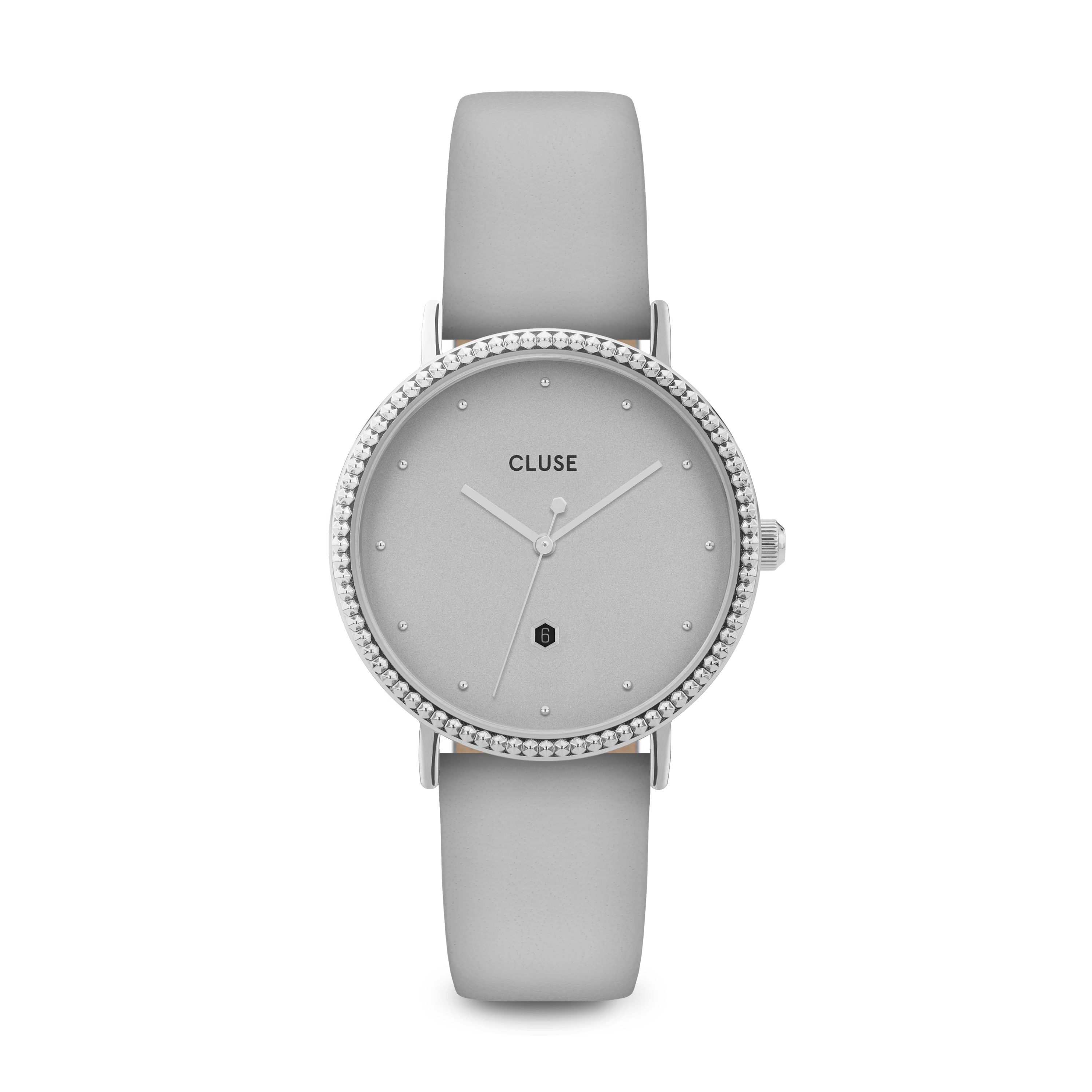 Cluse - Le Couronnement Silver & Soft Grey Watch