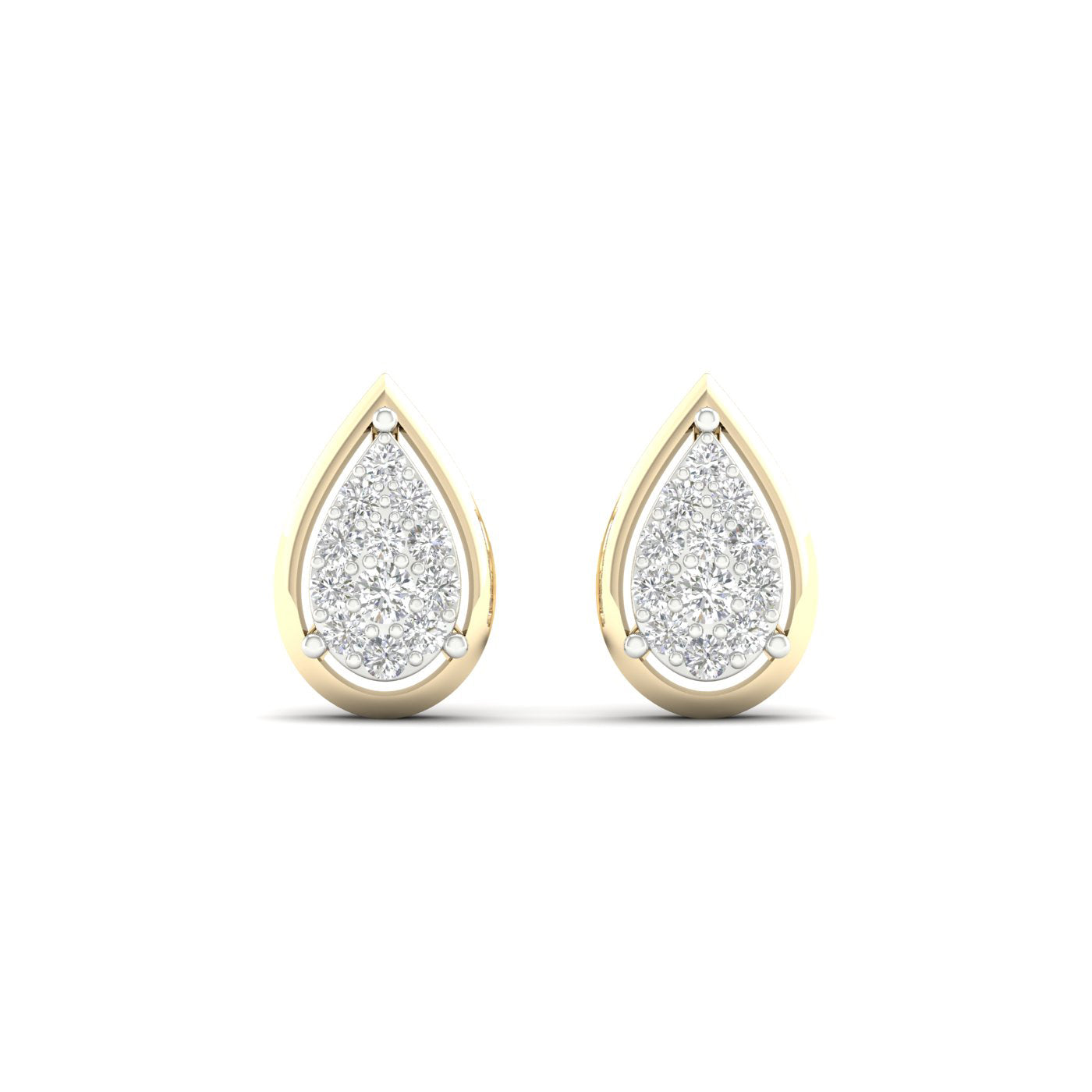 9ct Gold 0.15ct Diamond Stud Earrings