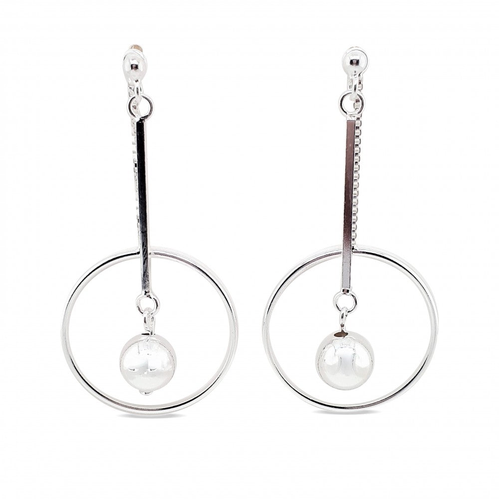 Mountain Creek Jewellery - Ball & Circle Drop Earrings