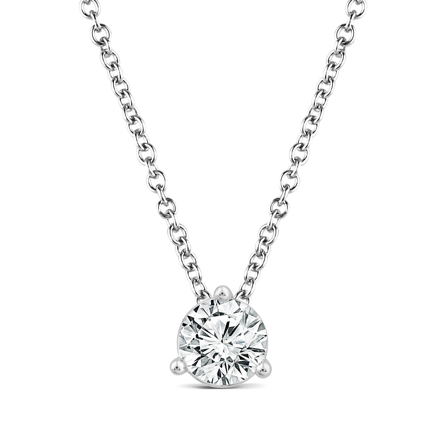 18ct White Gold 2.00ct Diamond Necklace