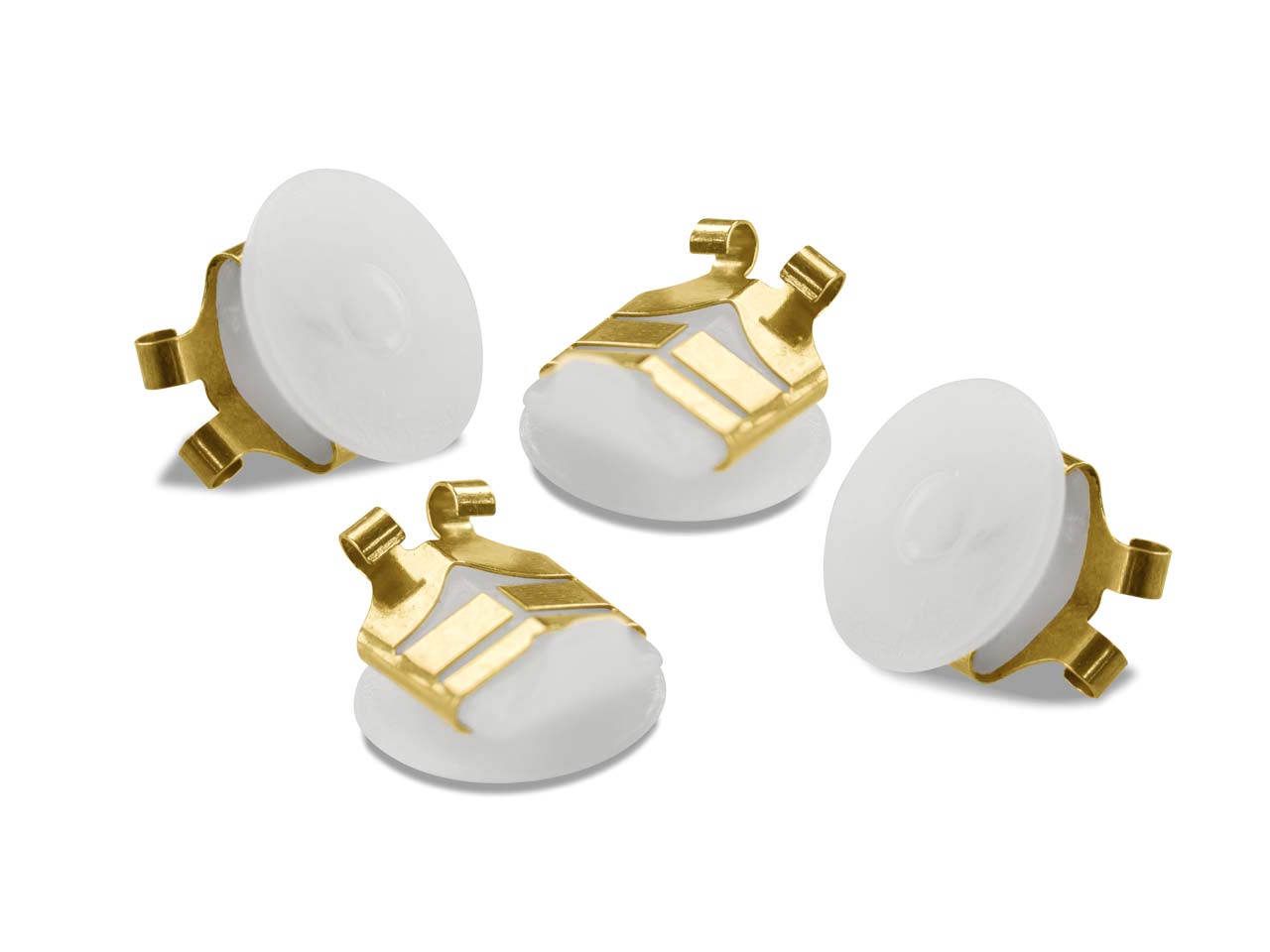 Gold Lox Secure Earring Backs 2 Pair Pack