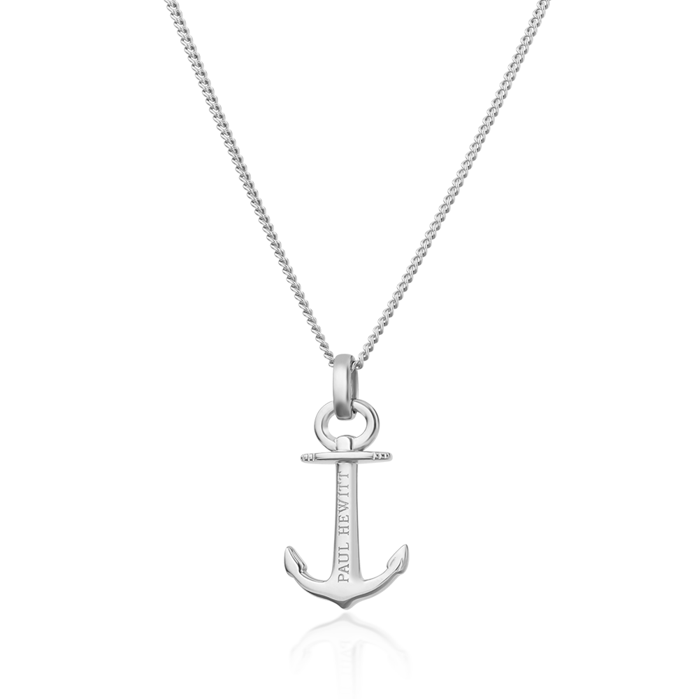 Paul Hewitt Anchor Spirit Silver Necklace