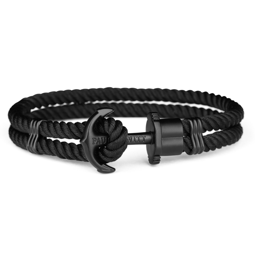Paul Hewitt Phrep Nylon Black / Black Bracelet