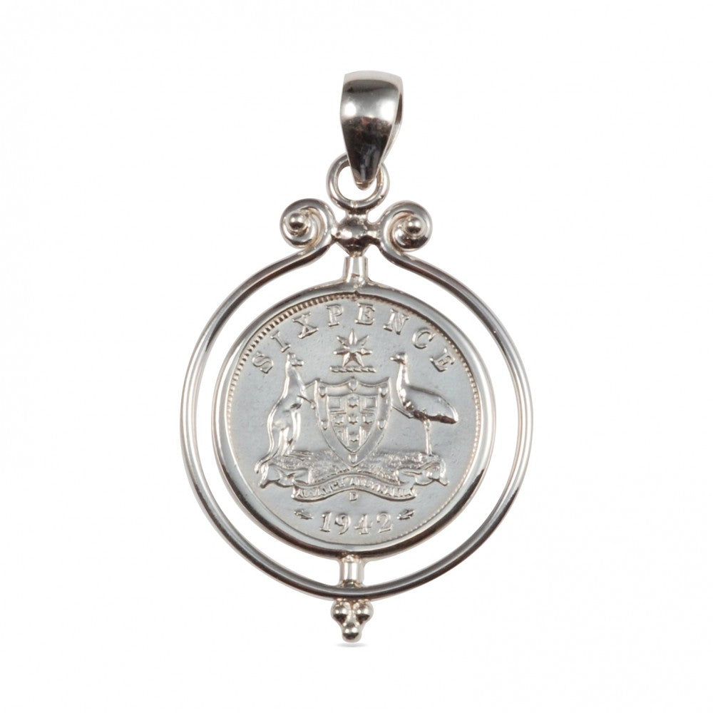 Mountain Creek Jewellery - Sixpence Pendant
