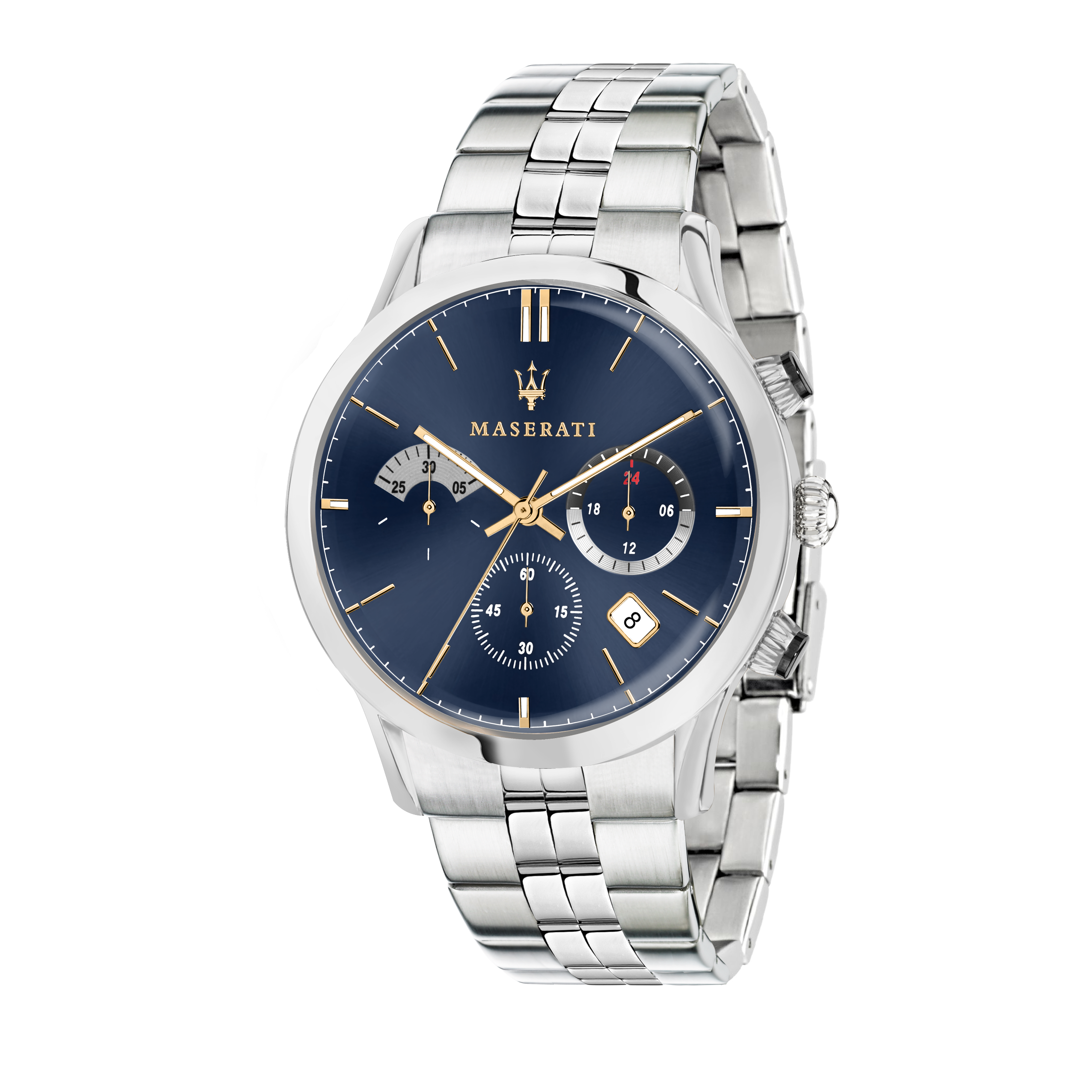 Maserati RICORDO 42mm Silver Watch