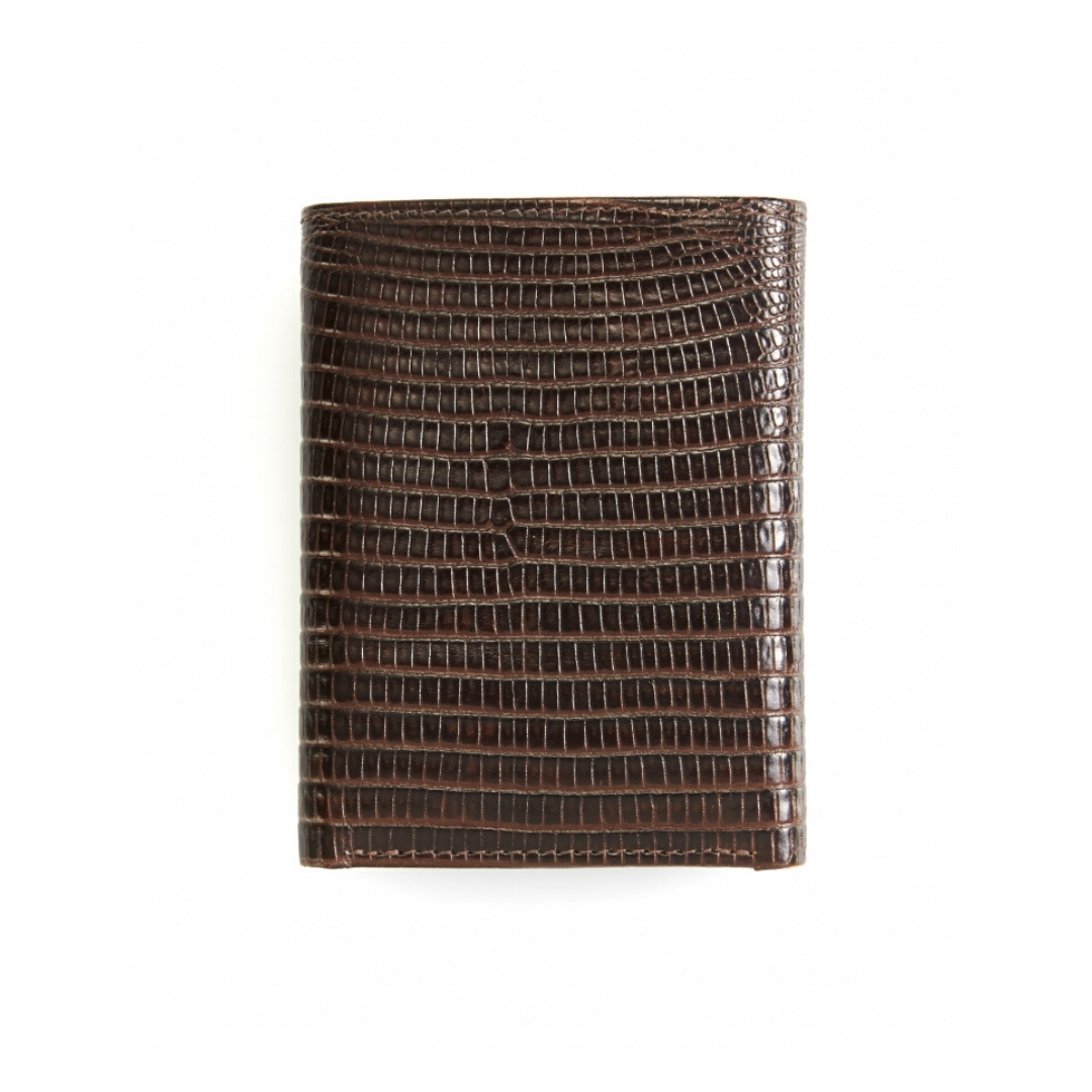 Cudworth - Brown Lizard Pattern Wallet