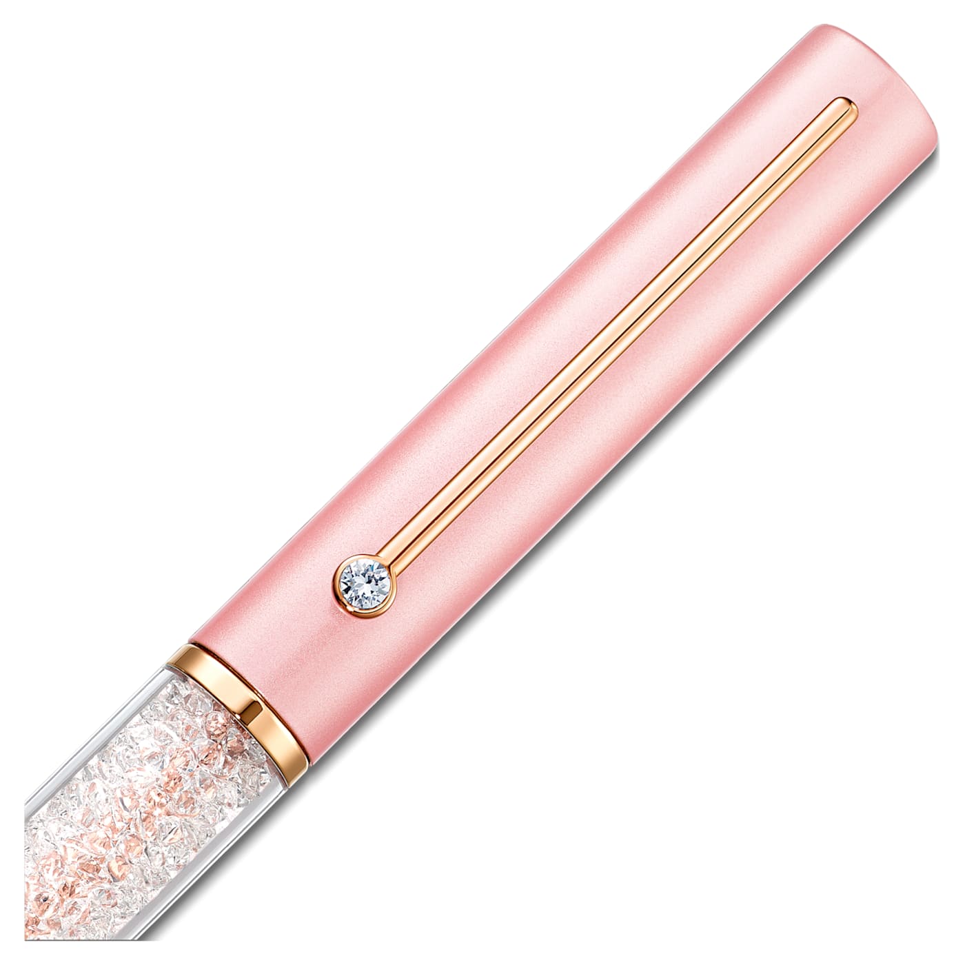 SWAROVSKI - Crystalline Gloss Ballpoint Pen Pink, Rose-gold tone plated