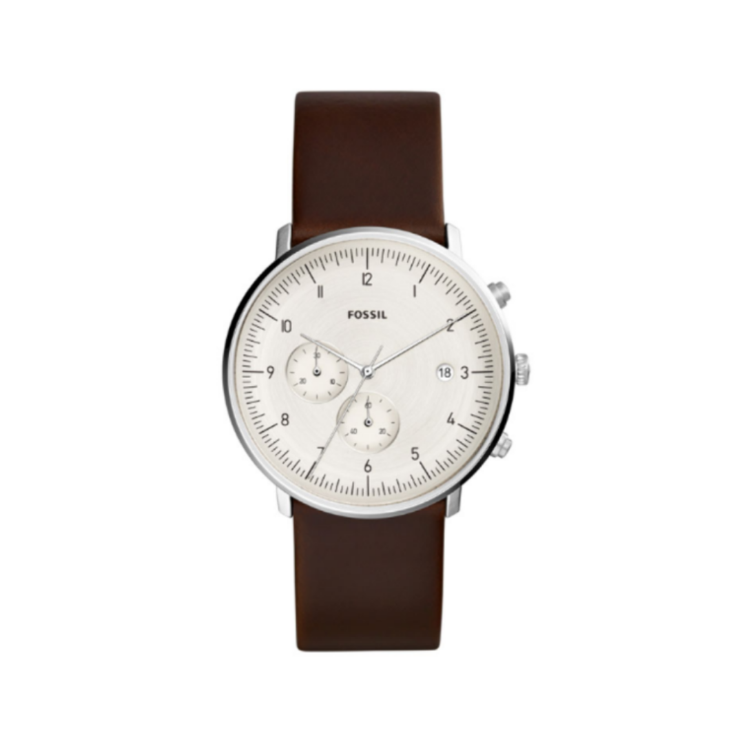 Fossil - Chase Timer Chronograph Brown Leather Watch